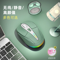 FMOUSE 虎猫 无线蓝牙鼠标静音可充电款女生可爱静音无声适用苹果mac华为