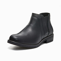 Clarks 其乐 女士短筒切尔西靴 261353514 黑色 37.5