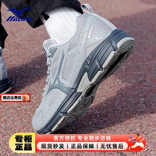 美津浓（MIZUNO）男鞋 MIZUNO SPEED复古运动鞋缓震透气休闲跑步鞋 D1GH2230-04 43码(内长280mm)