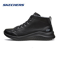 SKECHERS 斯凯奇 女鞋绑带高帮运动鞋保暖舒适短绒靴休闲靴13358