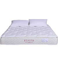 富安娜床垫乳胶弹簧软硬两用家用床垫天然乳胶床垫 1.5m1.8米硬垫