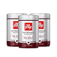 illy 意利 阿拉比卡拼配 咖啡粉250g*3罐