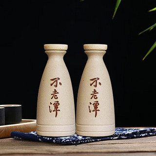 不老潭 土陶小酒52度浓香100ML*2瓶，执行标准10781.1-2021（优级），纯粮食酒值得购买