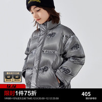 MiniPeace太平鸟童装冬秋新男童羽绒服F6ACD4C10 灰色 160cm