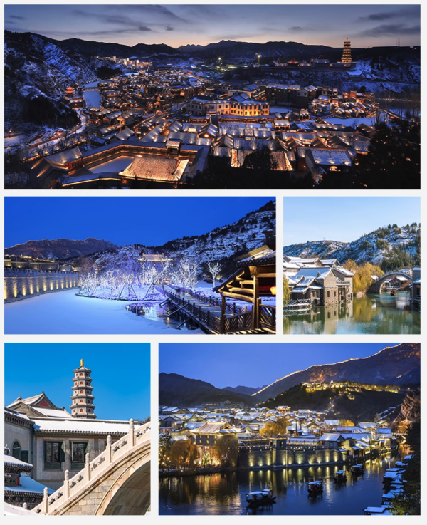 长城脚下仿古建筑群,体验项目很值钱!北京水镇大酒店 高级标间1晚套餐(含双早+景区门票+日游司马台长城票等)