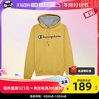 Champion logo加绒连帽卫衣 athletics线GF89H长袖运动