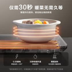 Panasonic 松下 NF-HW100 暖菜板 家用饭菜板保温板 定时保温 不挑锅具 白色（2块装）