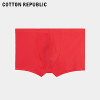 cotton REPUBLIC 棉花共和国 2021本命年红色内裤男士性感铁桶一条