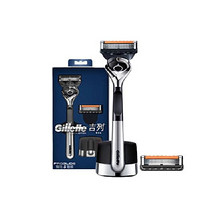 Gillette 吉列 锋隐5致顺手动剃须刀 1光滑刀架+2刀头+磁力底座+保护套