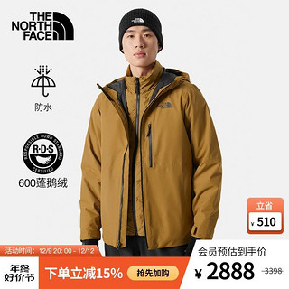 北面 TheNorthFace北面三合一冲锋衣男户外鹅绒内胆防水保暖新款|83SL