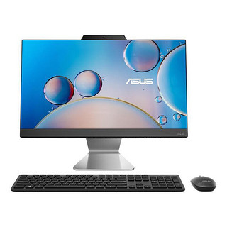 ASUS 华硕 破晓V5 23.8英寸家用商用一体机电脑台式电脑(i5-1235U 16G 1T+256G固态 WIFI6蓝牙)黑