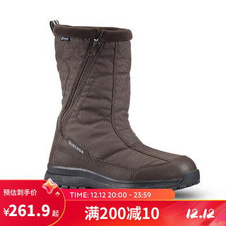 DECATHLON 迪卡侬 SH100男士雪地靴加厚保暖防水防滑登山徒步棉靴-2951948