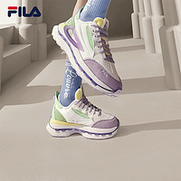 FILA 斐乐 运动鞋情侣2022秋时尚百搭轻便休闲鞋KM跑步鞋F12W233113F