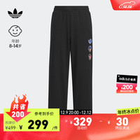 adidas阿迪达斯三叶草男大童儿童运动裤IX4365 黑色 146CM