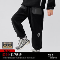 Mini Peace MiniPeace太平鸟童装冬秋新男童针织裤F6GHD4C22 黑色1 110cm