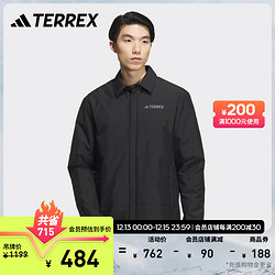 adidas 阿迪达斯 TERREX男户外运动夹棉翻领冬季保暖棉衣夹克外套