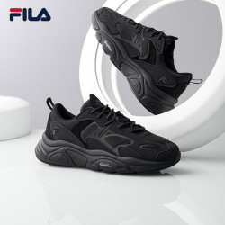 FILA 斐乐 Heritage Running系列 MARS II 男子跑鞋 F12M141116F-BK 黑色 39