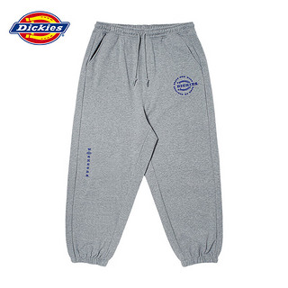 Dickies 帝客 2022秋冬卫裤男宽松运动裤束脚简约裤子DK010349 灰色 L