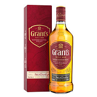 Grant's 格兰 Grant’s）格兰特 英国原瓶进口洋酒烈酒 格兰父子生命之水  格兰威威士忌700ml