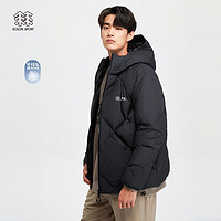 KOLON SPORT可隆COMFY联名羽绒服户外超轻保暖鹅绒夹克 黑色BK 165/S