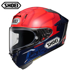 SHOEI X15头盔 日本原装进口官方授权 X14红蚂蚁摩托车赛道全盔防雾 X15 红蚂蚁/MARQUEZ 7 XL