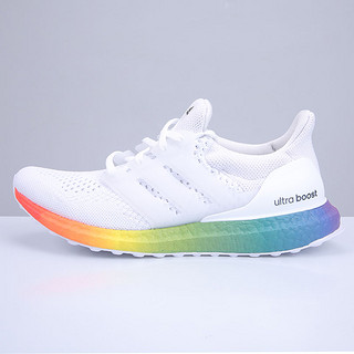 adidas 阿迪达斯 2020新款 Ultra Boost UB4.0男女子爆米花满天星运动跑步鞋 FY2299「白彩虹中底」 37(230mm)