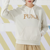 PUMA 彪马 女装 2024春运动服跑步训练上衣时尚休闲保暖卫衣套头衫 682176-87 XS(150/76)