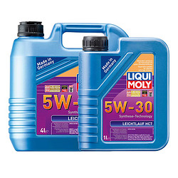 LIQUI MOLY 力魔 德国原装进口 雷神HC7机油 5W-30 SN/CF级 汽车用品  (4L+1L)装