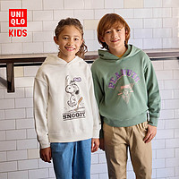 UNIQLO 优衣库 童装/男童/女童 PEANUTS连帽卫衣(长袖史努比亲子) 463217