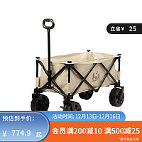 DECATHLON 迪卡侬 多功能户外推车 深卡其布色 4540132