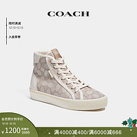 COACH 蔻驰 女士CITYSOLE高帮厚底运动鞋