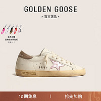 GOLDEN GOOSE 女鞋 Super-Star复古脏脏鞋低帮系带通勤休闲板鞋 白色 36码230mm