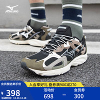 美津浓（MIZUNO）【LG 90S V2】24年男女鞋 运动休闲鞋通勤潮流复古城市慢跑鞋 01/黑/棕/米白 44