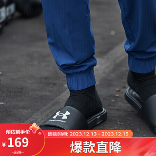 安德玛 UNDERARMOUR）Ansa男子运动休闲拖鞋3023761 黑色004 45