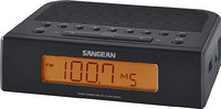 SANGEAN 山进 RCR-5 数码 AM/FM 时钟 收音机RCR-5BK 12.70in. x 7.60in. x 3.50in.