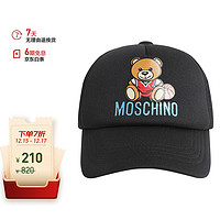 MOSCHINO 儿童小熊印花鸭舌帽 HUX01M LDA37 1 黑色 56