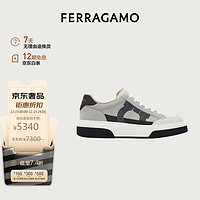 菲拉格慕（Ferragamo）男白色休闲鞋 0769375_M  _ 75 