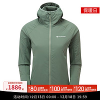 MONTANE盟泰恩FIREBALL LITE户外primaloft棉服女款轻量化保暖棉衣徒步 EUCALYPTUS 桉树绿 S