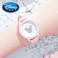 Disney 迪士尼 儿童手表 学生韩版可爱女孩时尚女士米奇头石英电子手表MK-11083
