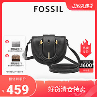 FOSSIL 迷你马鞍包2023年新款小包包复古小众百搭单肩斜挎包耳机包