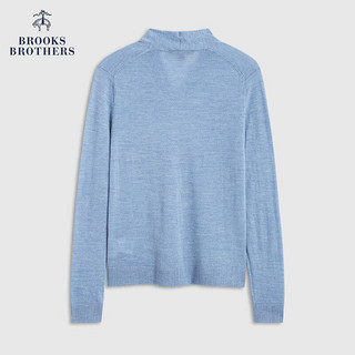 布克兄弟（BrooksBrothers） 女士春秋绵羊毛轻弹力薄针织衫 4003-蓝色 L