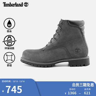 Timberland 官方男鞋高帮靴23新款户外休闲防水|A1OIZ A1OIZM/深灰色