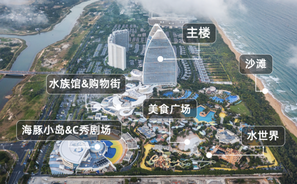 错峰抄底尾单1388/晚,另有可用到年底套餐!三亚亚特兰蒂斯酒店 海景大/双床房1-2晚套餐(含双早+2大2小无限次水世界/水族馆+丰富体验等)