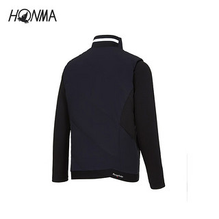 HONMA 【专业高尔夫】高尔夫服饰男士羽绒服拼接保暖运动 黑色 XL