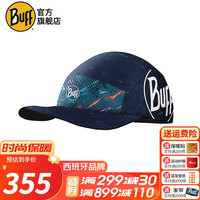 BUFF防晒帽男轻薄户外跑步遮阳帽 防紫外线帽子女运动鸭舌帽钓鱼登山 125575.555 魔境 L/XL