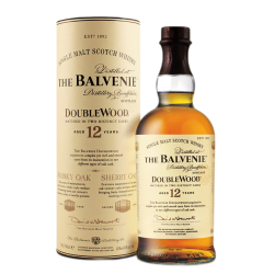 THE BALVENIE 百富 苏格兰百富12年双桶陈酿单一麦芽苏格兰原瓶进口威士忌洋酒700ml