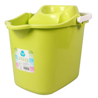 茶花 CHAHUA 拖把桶清洁桶手压拖布墩布挤水桶拖拧干水桶居家好用手提拖地桶 玫红色