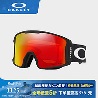 OAKLEY 欧克利 滑雪镜 谱锐智火焰红镜片防雾雪镜护目镜