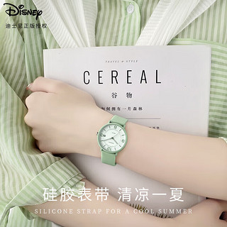 迪士尼（Disney）手表简约防水带日历石英表小学初中生女孩大童手表MK-11636W