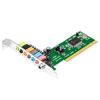 魔羯 MOGE 台式机PCI 7.1声道环绕立体声 声卡 MIC输出高清影音游戏声卡非直播声卡 MC1207